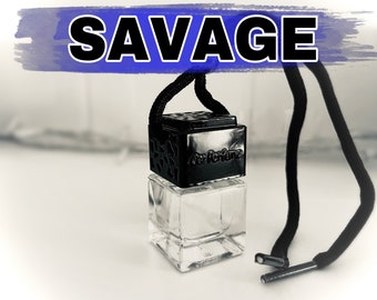 Savage Car Diffuser Air Freshener Car Scent Designer Black