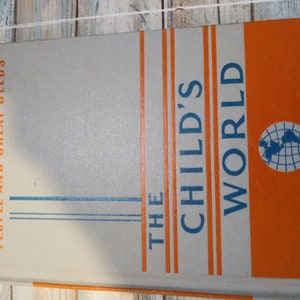 Vintage Children&#39;s Books, The Child&#39;s World Volume 2 1955 Edition,  Child Craft like book
