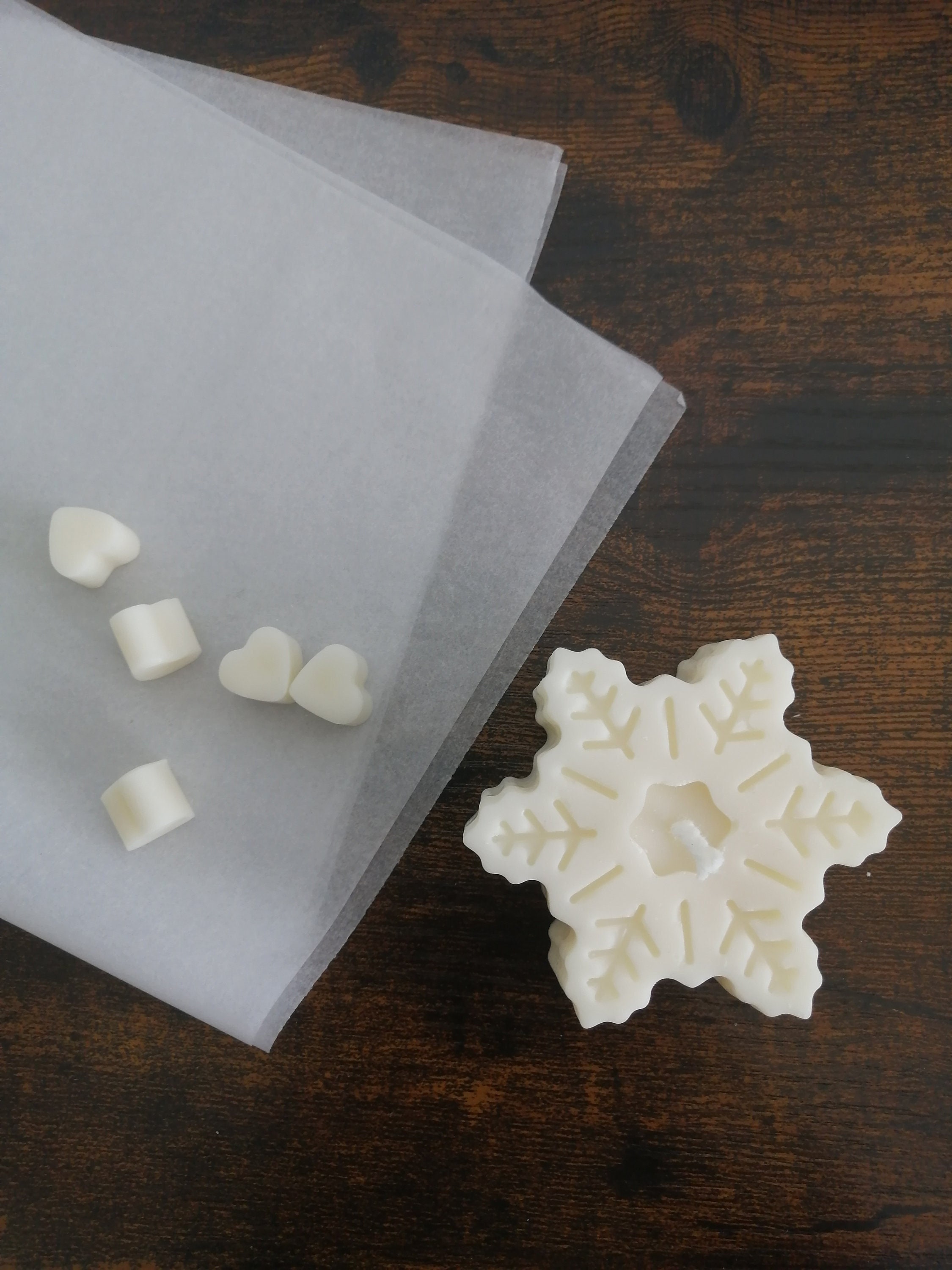 Bougie Flocon de Neige