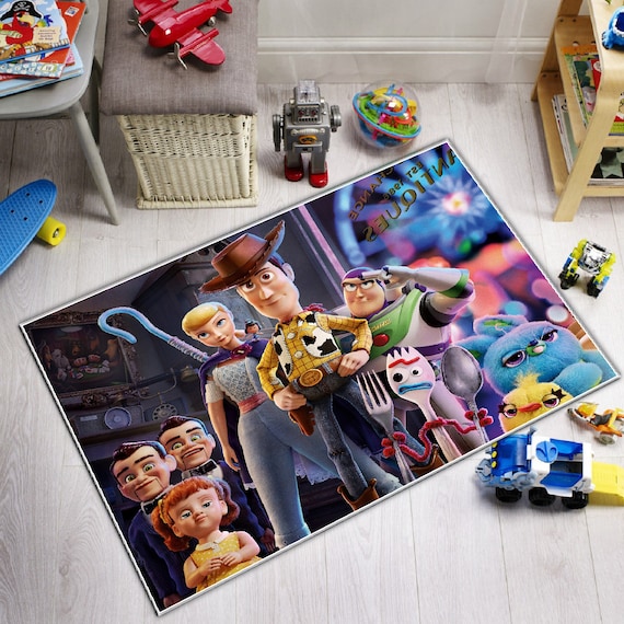 Toy Story Rug Cartoon Rug Disney Rug Kids Rug Nursery Rug Etsy