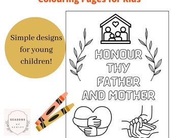 Bible Verse Colouring Page for Young Kids