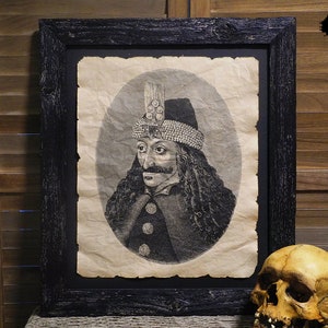 Vlad Tepes Vlad the Impaler Dracula Aged Document Frame not included