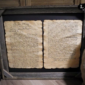 1715 Proclamation for suppressing of Pirates Pirate Pardon Piracy Aged Document Frame not included