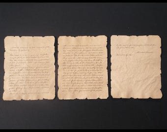 The Gettysburg Address Abraham Lincoln US Civil War Era Aged Document Frame not included