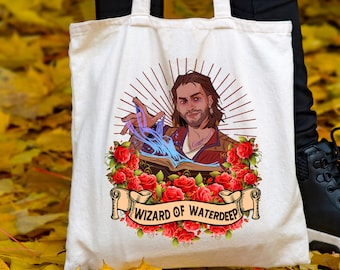 Gale tote bag- Wizard of Waterdeep - Baldur's Gate - BG3 - Cotton tote bag