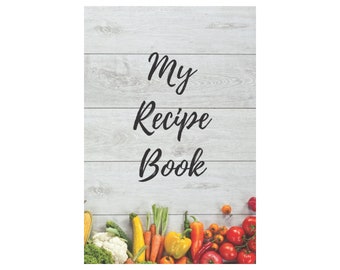 Il mio ricettario: ricettario vuoto Compila le tue ricette preferite / Ricettario di famiglia / Libro di cucina di famiglia / Diario di ricette / Regalo per la mamma
