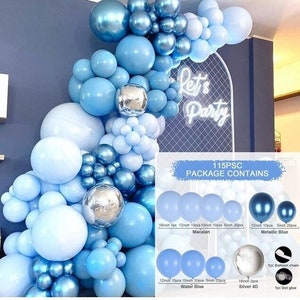 Palloncino ghirlanda Arco BLU Matrimonio Compleanno palloncini Decorazione palloncini per feste Baby Shower Ballon Baloon Party accessori