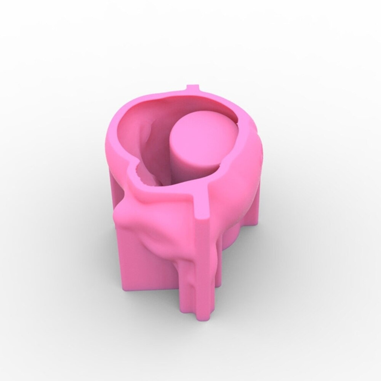 Fai da Te Posacenere Stampo in Silicone, Arte Artigianato Strumenti Clay Stampi, Casa Decorazione Creazione Stampo, Cemento Profumo Gesso Portacandele Pianta Succulente - In Modo Casuale, L