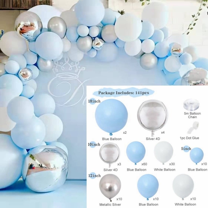 Ghirlanda natalizia decorata con palline bianche 10 m | Leroy Merlin
