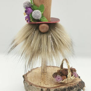 Handcrafted wooden Scarecrow gonk