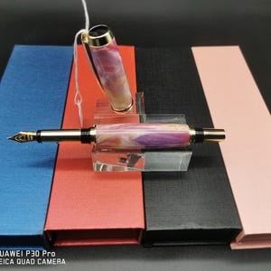 Fountain/Rollerball pens, handmade with Alumilite clear resin image 18