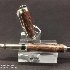 Fountain/Rollerball pens, handmade with Alumilite clear resin image 8