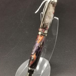 Fountain/Rollerball pens, handmade with Alumilite clear resin image 7