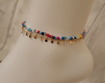 Anklet, Ankle Bracelet, Beaded Bracelet, Anklets for Women