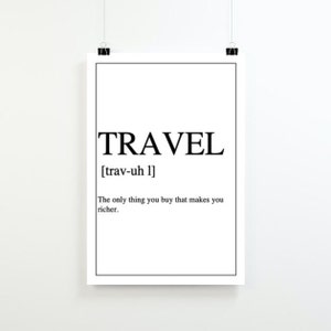 Travel Definition, Travel Definition Prints, Adventure Gifts, Family Prints, Digital Download, Wall Decor, Decor, Home Prints