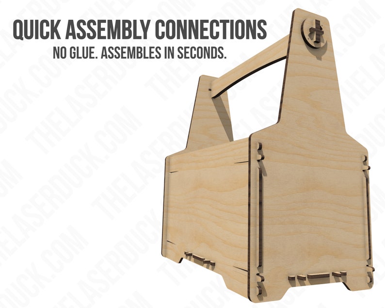 Beer Caddy 6pack US Edition Laser Cut Files Etsy