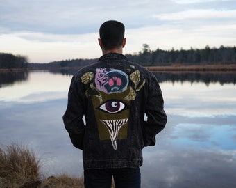 Vision, Jacket, Denim Men Jacket XL, Denim Art, Stylish Jacket