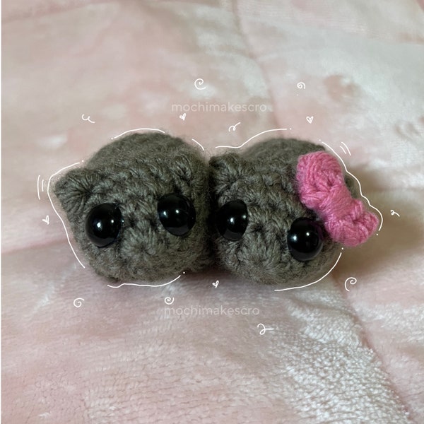 Crochet Sad Hamster Meme | Coquette Sad Hamster Amigurumi