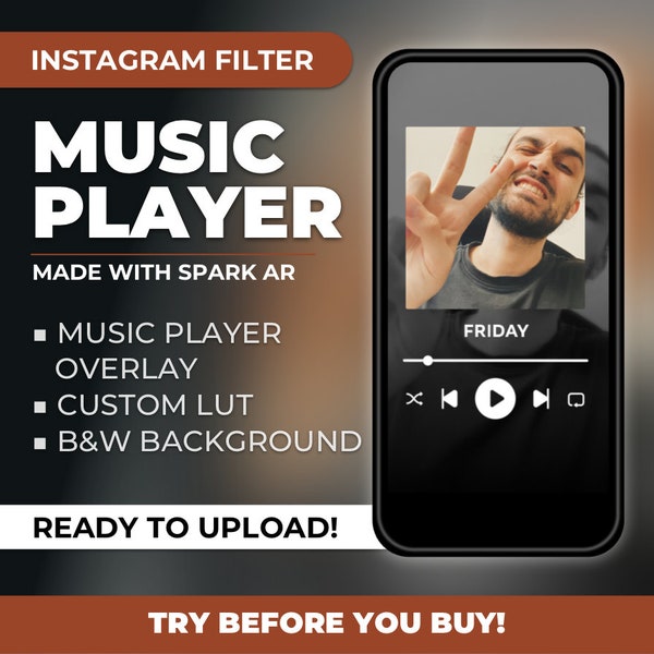 MUSIC PLAYE Filter for Instagram Stories! | Made with Spark AR