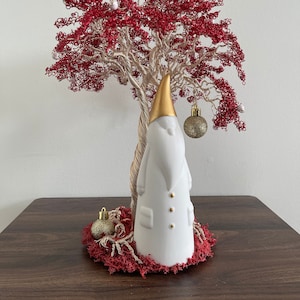 Christmas Tree of Life, Santa, Christmas Ornaments, Christmas Decor, Wire Tree Sculpture, Wire Art, Centerpiece, Bonsai Tree, Unique Gift