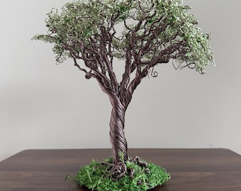 Wire Tree of Life Sculpture, Bonsai Tree