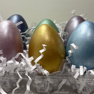 6 pack, Easter Eggs, Easter, Easter Decoration, Easter Decor, Farmhouse, Rustic , Golden Egg, Colored Eggs