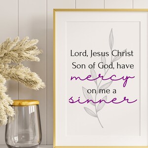 Jesus Christ Surrender Prayer, Digital Download, Bible Verse Wall Art, Christian Gift, Catholic Gift, Home Décor