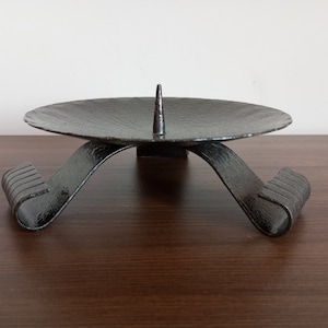 6 inches diameter Pillar Candle Holder, Iron Candle Stand, Candle Plate with spike  Candlestick for Pillar Candle.