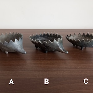 Vintage Walter Bosse Style Metal Hedgehog Ashtray