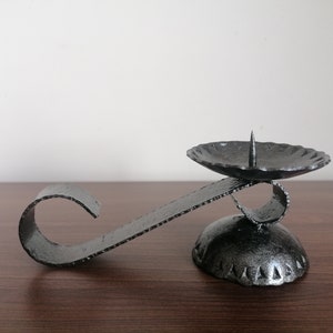 Iron Candle Holder For Pillar Candle.Dining Room Candle. Altar Candlestick. Ritual Candlestick