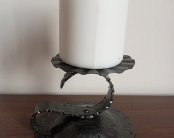 Spike Pillar Candle Holder: Yoga Decor, Candle Stand