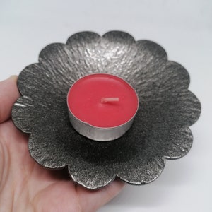 6th/11th Anniversary Gift. Iron trinket dish. Gift for her. Tealight Candle holder. Tealight Candle Tray.