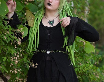 Enchanted Dark Pixie Gothic Dress Black Lace Cape Fairy Costume Elven Cloak Victorian Fantasy Dress Witchy Outfit Cosplay Halloween Costume