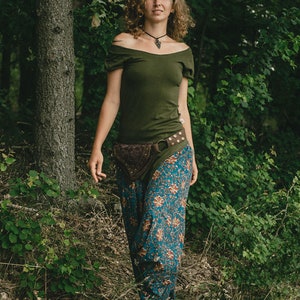 Pixie Fairy Top Elven Shortsleeve Extensible Top Hippie Psychédélique Festival Yoga image 4