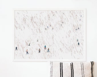 Ski Trip with Friends Art Print