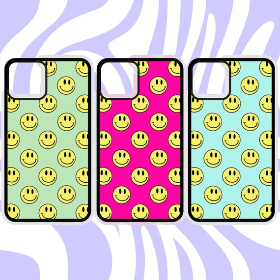 Smiley Face Phone Case Indie Kidcore Aesthetic Phone Case Etsy