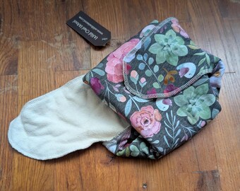 Flowers and Birds Preflat Diaper
