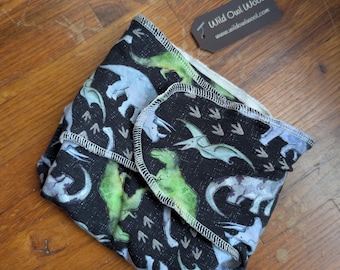 Dinosaur Preflat Diaper