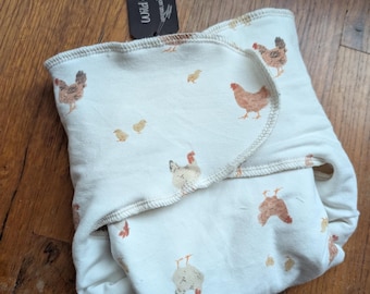 Chicken Preflat Diaper