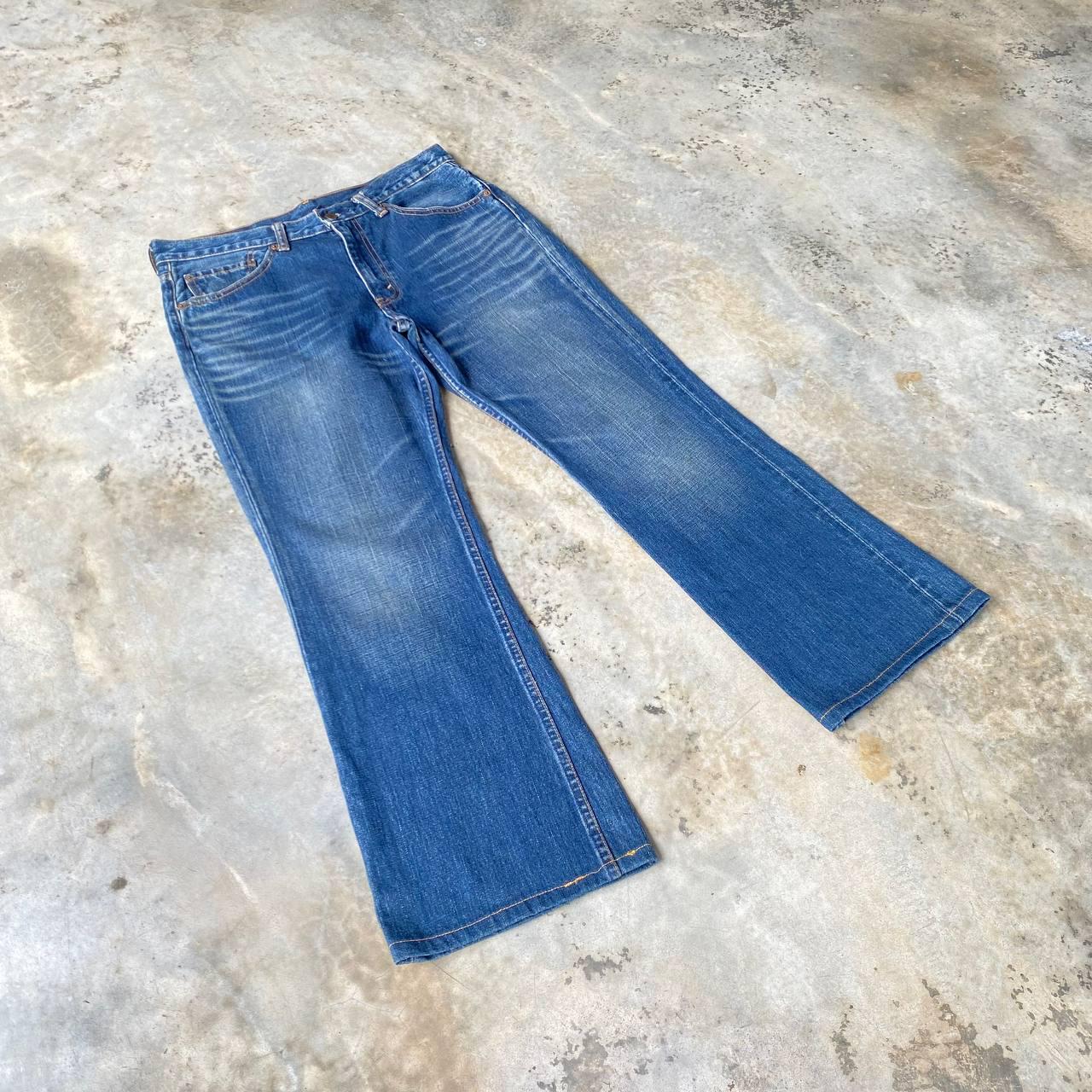 VINTAGE 90S LEVIS FLARED 517 Levis Bootcut Bluewash Levis Vintage