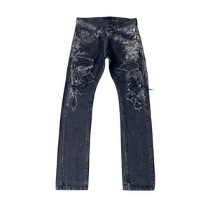 00’s jackrose coated straight denim Graph Zero 13oz Natural Indigo Nep Selvedge Regular Straight Jeans