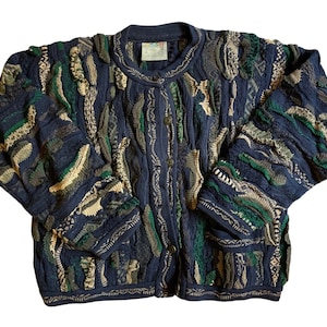 Authentic Navy Coogi Cardigan
