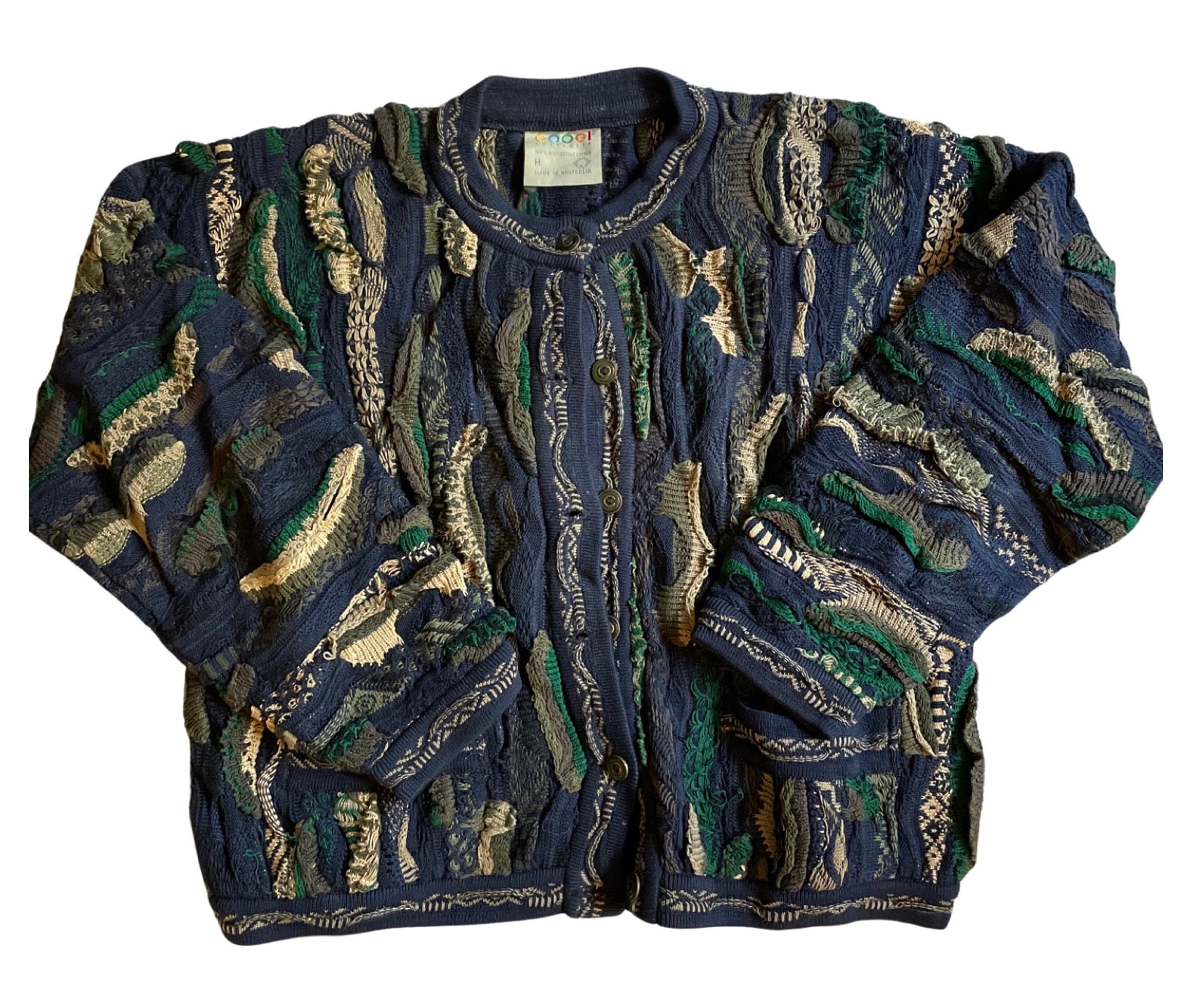 Authentic Navy Coogi Cardigan - Etsy