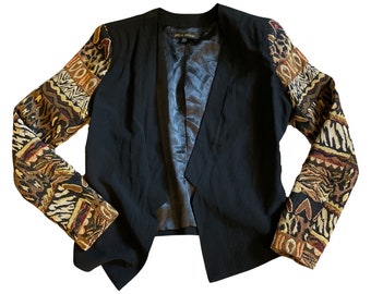 Vintage 1980s Patterned Blazer