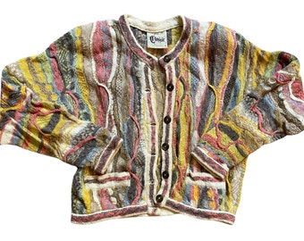 Authentic Coogi Classic Brand Cardigan