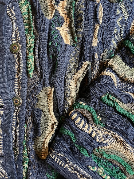 Authentic Navy Coogi Cardigan - Etsy