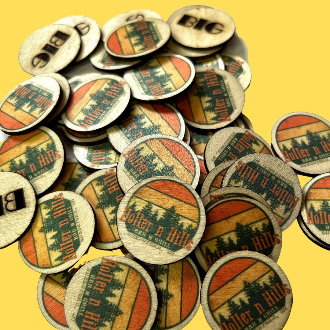 Custom Bar Tokens/custom Bar Chips/happy Hour Tokens/happy Hour Chips