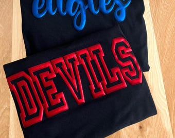 Custom Puff Vinyl Heat Transfer