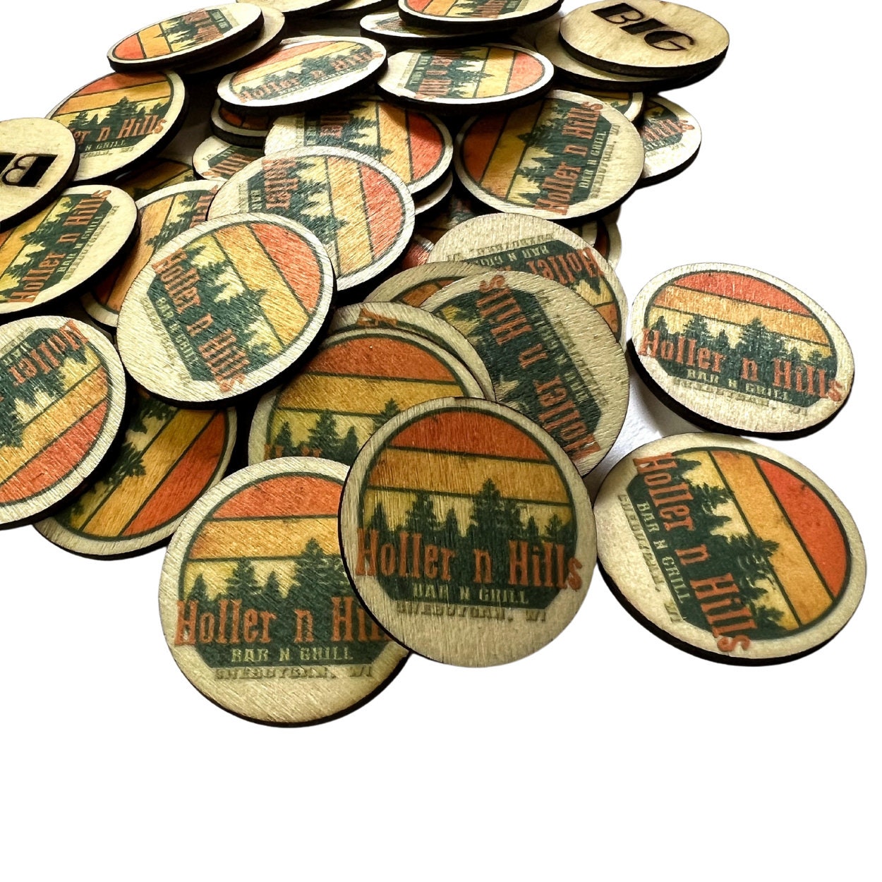 Custom Bar Tokens/custom Bar Chips/happy Hour Tokens/happy Hour Chips