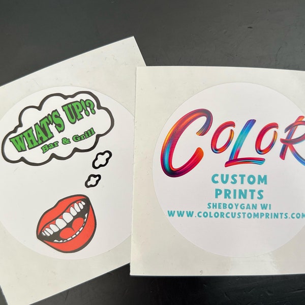Custom Stickers/Vinyl Stickers/Create your own stickers/Personalized Sticker/Company Logo Stickers/Vinyl Custom Stickers